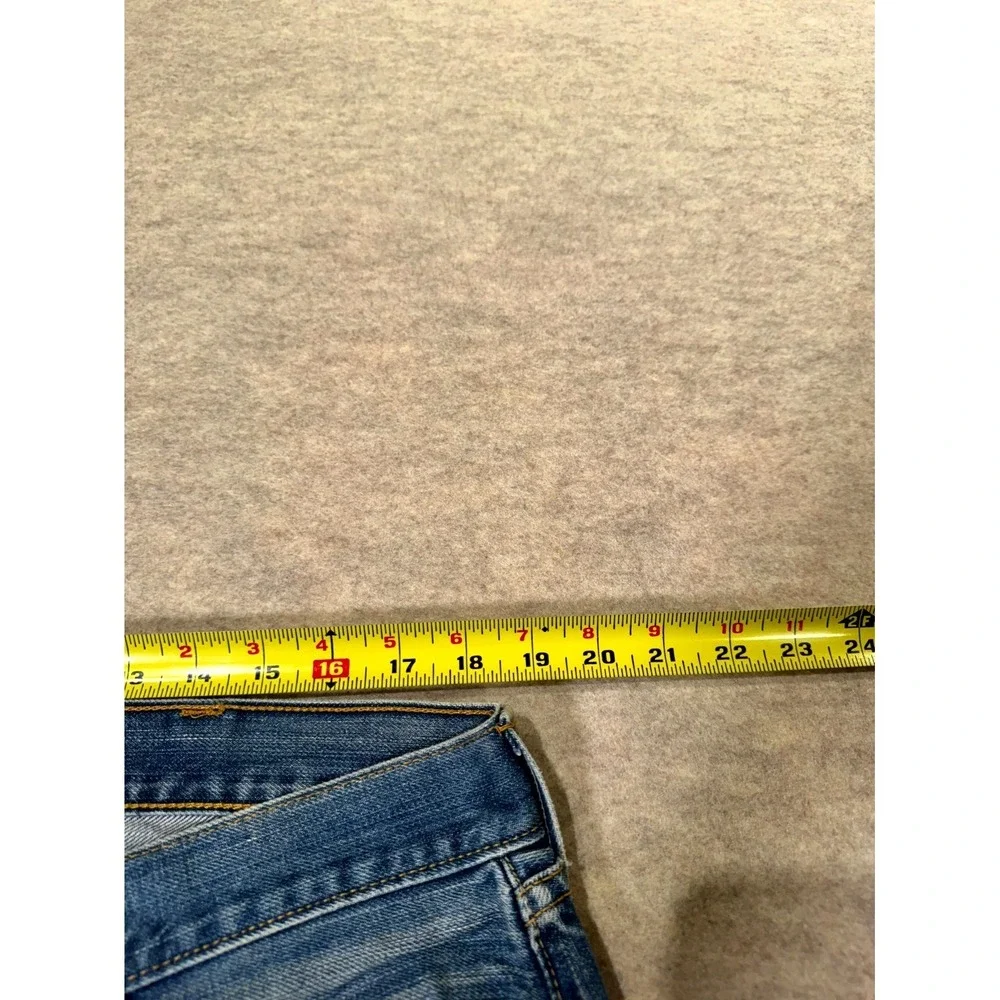 Vintage Levis 501 Authentic Straight Leg Jeans Mens 38x34 Blue Cotton Button Fly